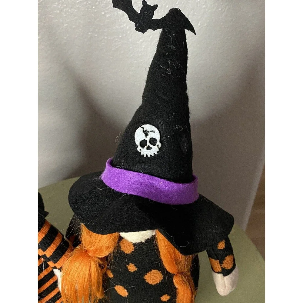 2 Gnomes Halloween Decorations for Home Indoor, 2 Gnomes Mr & Mrs Gnome Plush